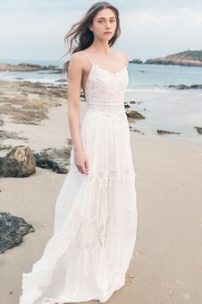 Abito da Sposa Formale E Informale Conotta Senza Maniche Romantico Moda